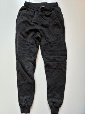 Vintage Phat Farm Black Ribbed Knee Joggers - Medium